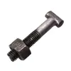 Tornillo de fijación tornillo de fijación perno de fijación tuerca varilla un juego m12 fabricante acero de construcción tubo de acero tornillo de fijación