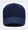 Gorra de publicidad de poliéster liso hebilla metálica gorra de cinco paneles sombrero unisex se puede imprimir texto gorra de trabajo color sólido versátil