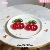 Série de Frutas Transparentes de Verão Acessórios de Resina Material Gelatina DIY Acessórios de Cabelo Elástico Clipe Material Artesanal Novo Estilo
