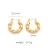 Pendientes con personalidad de oro de 18 quilates con diseño de estrella de Europa y Estados Unidos, joyería de acero de titanio de lujo ligera para mujer, nicho de alta gama al por mayor