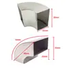 Codo Cuadrado de Acero Inoxidable Material 304 Adaptador de Soporte para Pasamanos de Escalera Soldadura Pulido Codo Cuadrado de 90 Grados