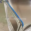 Estanterías de Acero Inoxidable Personalizables Racks de Almacén con Ruedas Almacenamiento con Ruedas Carrito de Herramientas de Hierro Multicapa para Rotación
