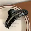 YHJ Accesorios para el Cabello Nuevos para Mujer Estilo Francés Francia Hueco Ácido Acético Etiqueta Dorada Pinza Pinza de Tiburón de Alta Calidad Pinza Roja para el Cabello