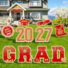 2027 Venta Caliente Transfronteriza Temporada de Graduación Cartel para Jardín Decoración Exterior para Jardín Combinación de Decoraciones de Birrete de Graduación