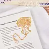Marcadores de Libros Metálicos con Acabado de Lujo, Pequeños Regalos Culturales y Creativos, Recompensas para Estudiantes, Regalos de Graduación, Marcadores de Libros