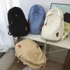 Tela de Nailon Moda Mochila Escolar para Mujer Nueva Mochila Estudiante Universitaria Estudiante de Secundaria Versión Coreana Mochila Simple Bolso Casual de Moda No