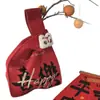 2026 Fábrica de Origen En Stock Diseño Original Bolso de Mano Tejido Lindo y Festivo Bolsa de Regalo Bolsa de Embalaje Tote