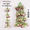 Modelo de Atrezo Colgante de Cuerda de Verduras Simulación Granos Maíz Chile Rojo Colgante Adorno Colgante de Casa de Campo Decoración