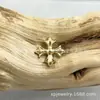 Pendientes de Aro Cruzados de Titanio Dorado Astmf-136 Titanio G23 Rosca Interna Joyería para Piercing de Labio Dorado