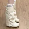 Botas de diseño dulce y único estilo japonés de moda para mujer 2026, cómodas para uso prolongado, punta redonda, color liso, botas Martin