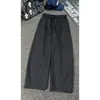 Calça Casual Outono 2026 com Corte Diagonal e Patchwork, Calça Larga Solta para Homens, Calça Esportiva Longa de Secagem Rápida, Calça de Secagem Rápida para Homens