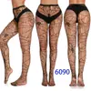 Comercio Exterior Medias de Telaraña para Halloween Estilo Punk Gótico Oscuro Jacquard Telaraña Mujer Araña Medias con Corte