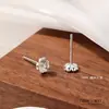 Pendientes de Plata de Ley S999 para Mujer, Pendientes Pequeños Frescos de Margaritas para Perforación de Oreja, Joyería Pequeña de Flores, Pendientes Simples de Plata Pura, Lujo Accesible