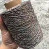 Venda Direta da Fábrica Fio Iridescente Oco com Fio de Ouro e Prata DIY Crochê Tricô à Mão Cabeça de Ursinho de Pelúcia Acessório de Cabeça Leidezhuzhu