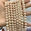 Imitação Pérola Shijia Contas Soltas Brancas Redondas Brancas Australianas Alto Brilho Contas de Concha Taiti Acessórios para Colar Pulseira DIY