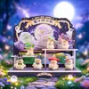 Caja Misteriosa Academia de Gatos Mágicos Muñecos de Gatos Fantasía Decoración de Escena Festiva Regalo Creativo de Halloween para Niñas