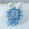Pingente de Fã Suportador Tecido Não Tecido Refletivo Etiqueta de Nome de Celebridade Mochila Feita à Mão Mini Pingente de Chaveiro Mercadoria de Show