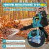 Soplador de hojas a batería de litio, Soplador de nieve recargable, Soplador eléctrico, Soplador industrial de alta potencia, Producto más vendido de Amazon
