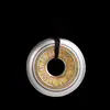Plata de Ley 925 Chapada Colgante Grande Sólido de Paz y Alegría Collar Retro para Hombre Año Zodiacal Moda Tendencia Nacional Gargantilla