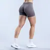Shorts de fitness de cintura alta shorts de ioga shorts esportivos levantamento de bumbum outer wear sem costura bumbum pêssego sem linhas constrangedoras calças de ioga
