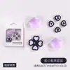 Nintendo Switch/OLED pegatinas de silicona para botones tapa de joystick NS tapa de botón direccional accesorios de amor