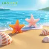 Micro-paisaje Creativo Realista Estrellas de Mar de Colores Acuario Marino Paisajismo DIY Accesorios Decorativos Eco-botella Pequeños Adornos