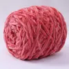 0.1kg Chenilla Terciopelo Dorado Lana Bufanda Tejida para Hombres y Mujeres DIY Hecho a Mano Tejer Suéter Gancho de Crochet Zapatillas Hilo Grueso
