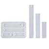 Fabricante en stock diy Cristal epoxi cinta borla colgante soporte para libro grande, mediano y pequeño marcador molde de silicona cuboide
