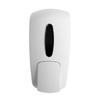 Dispensador de Sabão Manual Tipo Empurrador de Plástico Branco ABS Dispensador de Líquido Montado na Parede do Banheiro Esterilizador de Gel de Álcool