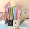Caixa de armazenamento de dados de teste de quadro branco de estudante caixa de arquivo de classificação de contrato de escritório pasta de organização de papel multiuso
