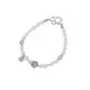 Pulseira Yilu Pérola Prateada Água-Marinha Prata de Lei S925 Estrela Conta Redonda Pérola de Água Doce Joia Original Feita à Mão Atacado em Estoque