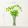 Vaso de Cerâmica Verde Retrô Shumen Decoração de Design para Casa Sala de Estar Mesa Arranjo de Flores Luxo Leve Sensação de Alto Padrão