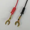 Tapón de Cobre en Forma de U Inserto de Horquilla de Cableado en Forma de U Cable de Prueba de Conexión de Experimento de Circuito Eléctrico Físico Apertura de 6 mm