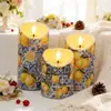 Lâmpada de Vela Eletrônica LED Plástico Vela Falsa Simulação de Vela Luz Decorativa de Natal Adereços para Killing Script de Balas