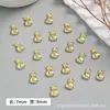 Bolsa de Dinheiro de Ano Novo Tendência Acessórios para Unhas Moeda de Cobre Liga Metálica Lingote Deus da Riqueza Acessórios de Decoração de Unhas Dólar