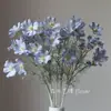 Suministro Transfronterizo de Flor de Pelo de Rama Única Cosmos Tela de Seda Flor Artificial de Simulación Flor Gesang Decoración del Hogar Flor de Boda Obra de Arte Floral