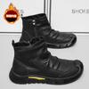 Zapatos de Hombre Invierno 2026 Nuevos Impermeables Antideslizantes Resistentes al Desgaste Zapatos de Trabajo Tendencia Versátiles Zapatos Casuales de Trabajo para Hombre