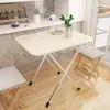 Mesa plegable mesa cuadrada simple portátil mesa de puesto exterior mesa de comedor mesa de comedor simple hogar rectangular comedor pequeño