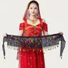 Em Estoque Transfronteiriço Amazonia Dança do Ventre Lantejoula Franja Feminino Cachecol de Quadril Cinto de Cintura de Performance Corrente de Cintura para Dança Indiana