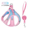 Nuevo arnés para perro tipo chaleco de malla de nylon, juego de correa, arnés reflectante para pasear perros, en stock para venta al por mayor # #
