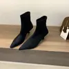 Zapatos de Tacón Alto y Fino, Botines Estrechos de Punta Animal Print Leopardo, Botines Cortos, Botas de Mujer, Botines Franceses de Ante Marrón Otoño e Invierno 2025