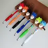 Muñeco de Peluche Navideño de Dibujos Animados Listo para Usar, Cabezal de Mopa, Cara Sonriente, Reloj, Retrato de Amante, Bolígrafo Táctil Tres en Uno