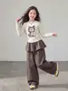 Elegante y moderno atuendo de otoño para niñas, ropa infantil 2026, look a la moda para adolescentes, ropa infantil muy atractiva