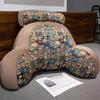 Cojín de Cabecera Estilo Retro Bolsa Suave Almohada de Cintura Respaldo Grande Almohada de Sofá Cama Almohada de Lectura Dormitorio Estudiante Verano