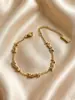 Letra Familia Santa Ys Combinación 5 Accesorios Pulsera para Mujer, Moda Versátil Retro Ysl Joyería de Mano Fábrica Mayorista Dropshipping