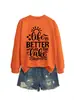 La vida es mejor en la estación independiente de Amazon eBay sudadera casual cómoda para mujer de otoño e invierno
