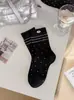 Calcetines Finos de Verano para Mujer, Calcetines Holgados de Punto Calado de Lunares hasta la Mitad de la Pantorrilla, Calcetines Largos Versátiles Estilo Miu Coreano, Calcetines de Algodón Puro para Mujer
