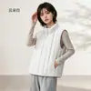 Colete de lã quente para outono e inverno, design unissex, adequado para casais, macio e amigo da pele, um colete quente e confortável