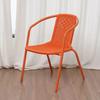 Silla de ratán para exterior, balcón, ocio, hierro, patio, exterior, exterior, jardín, respaldo, impermeable, mesa y silla de ratán, combinación