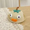 Chapéu de Palha Infantil de Verão Aba Curva Chapéu de Pescador Dinossauro de Desenho Animado Fino Quebra-Sol Respirável Proteção Solar Chapéu de Viagem para Praia